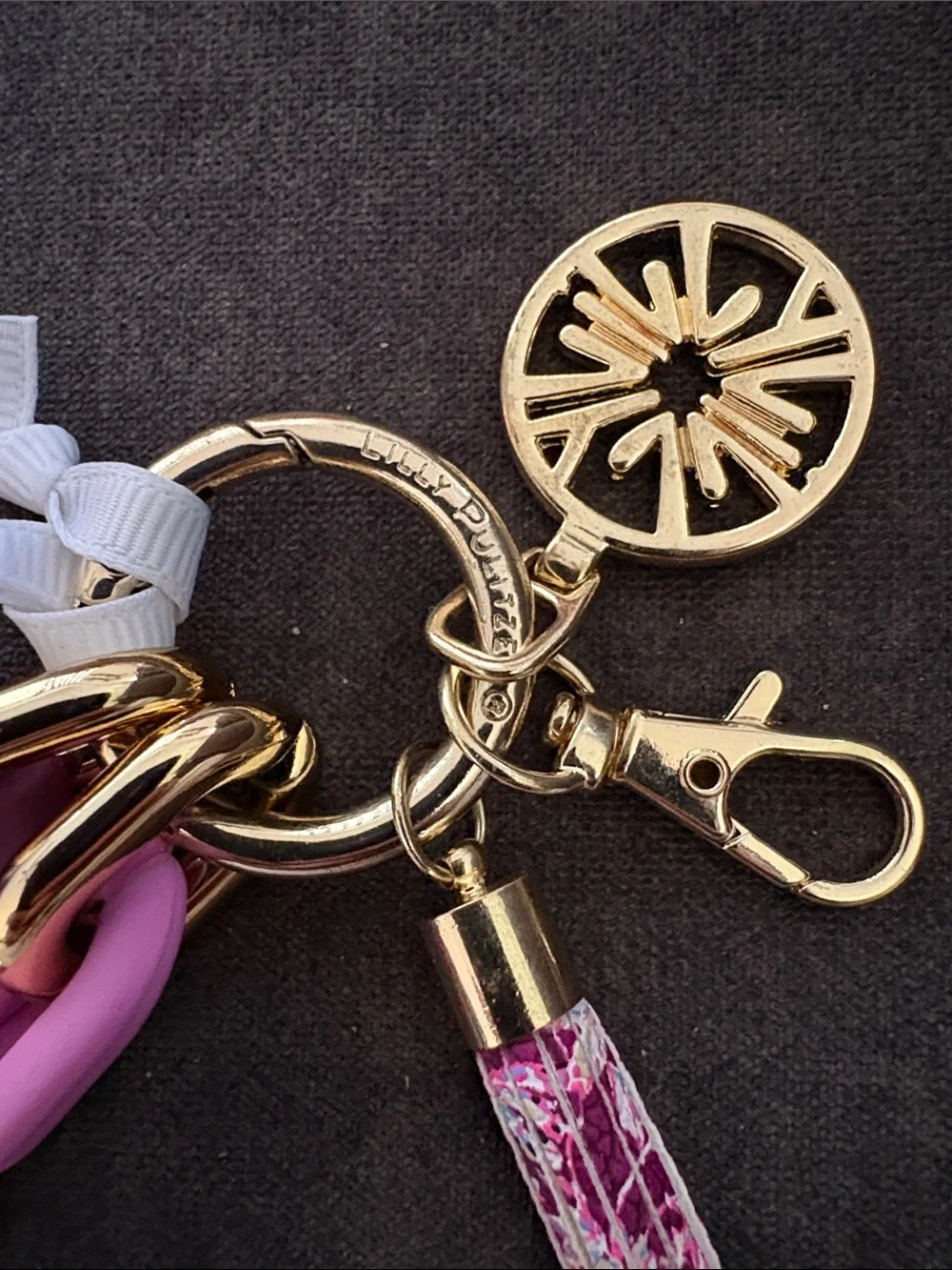 Lilly Pulitzer keychain featured